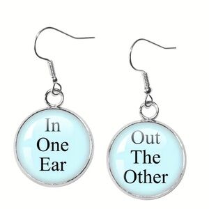Blue earrings